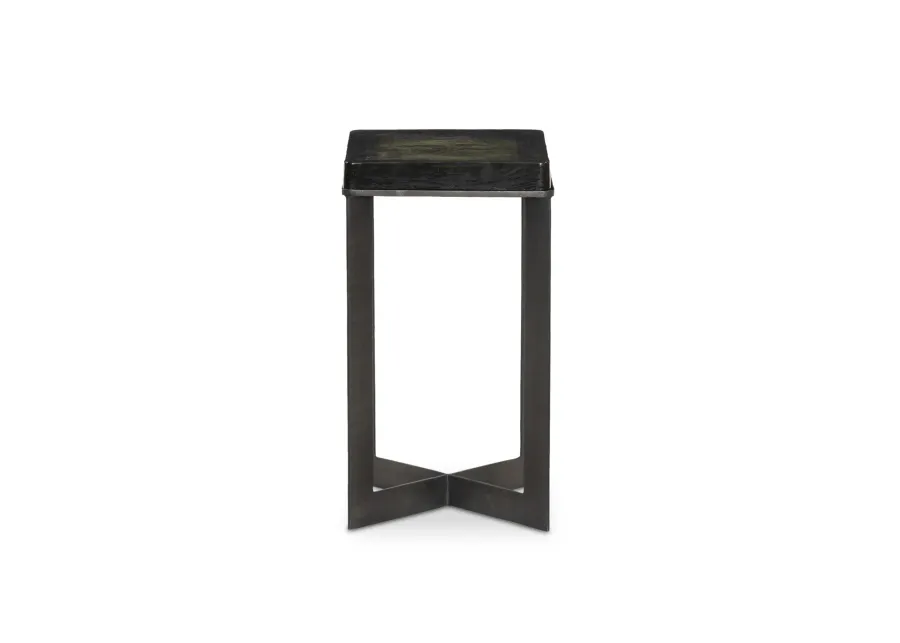 Lennie Cast Glass End Table