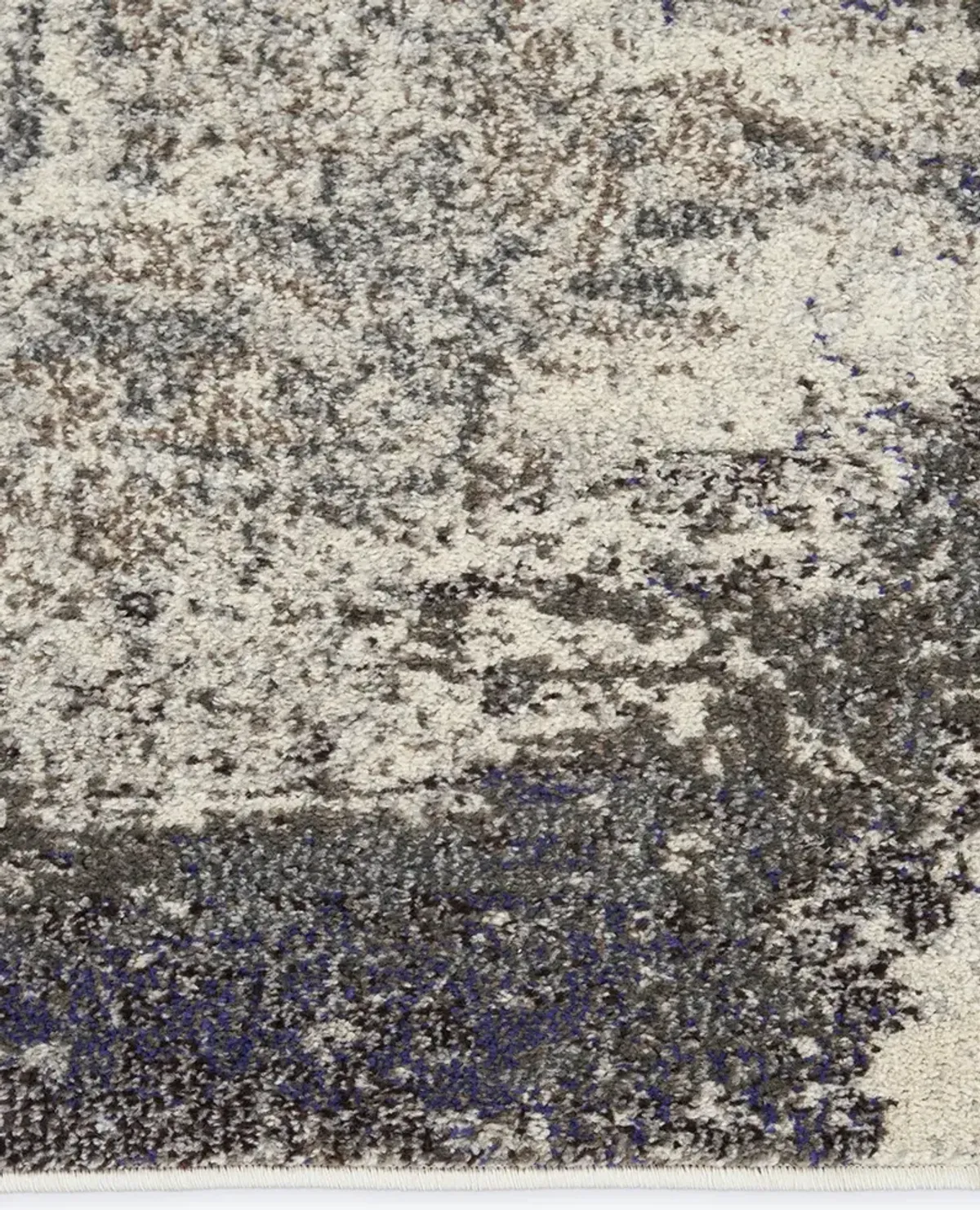 Celestial CES02 Ivory/Gray 7’10” x Round Rug