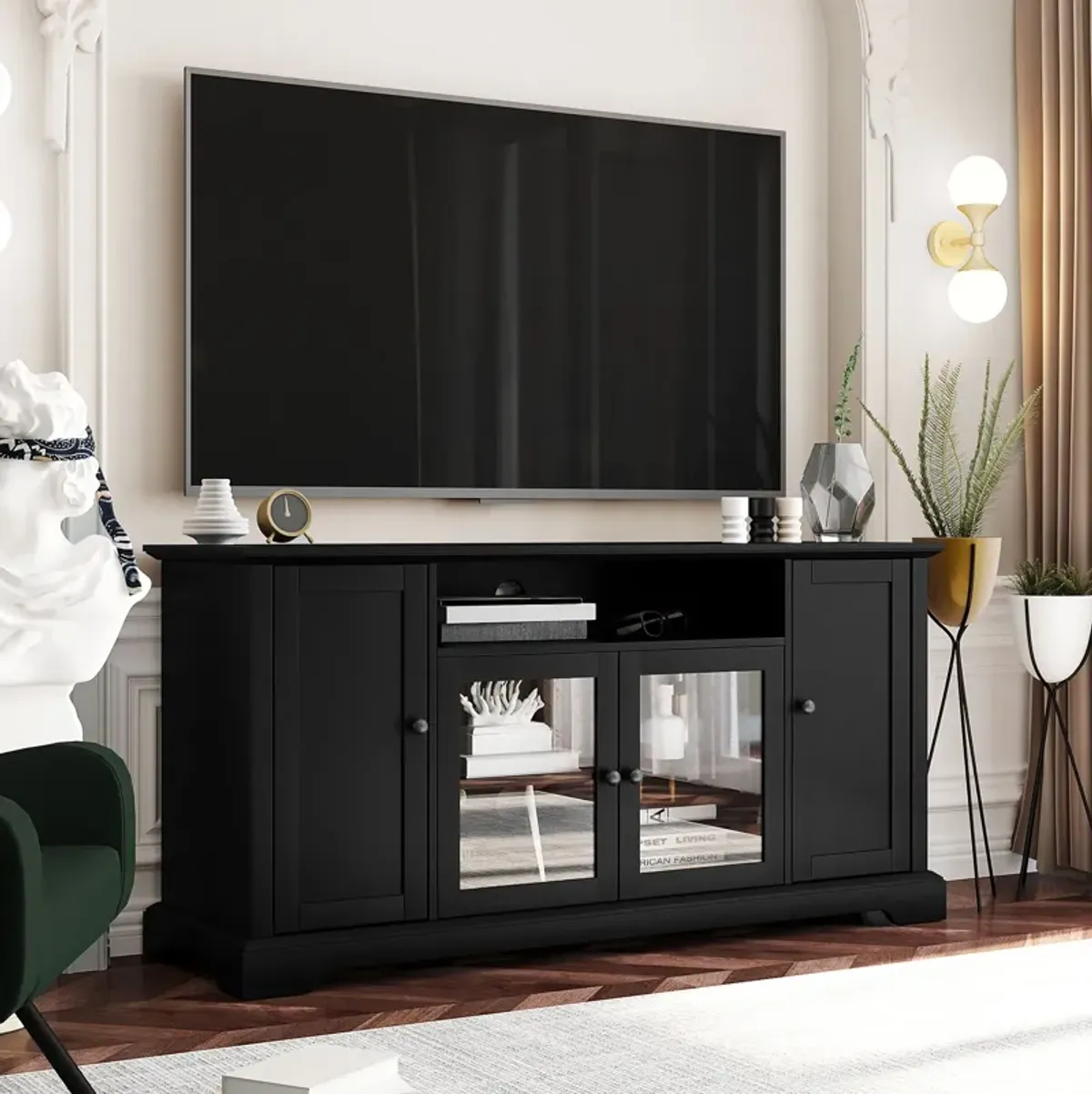 Merax  Classic Sideboard Serving Storage Cabinet TV Stand