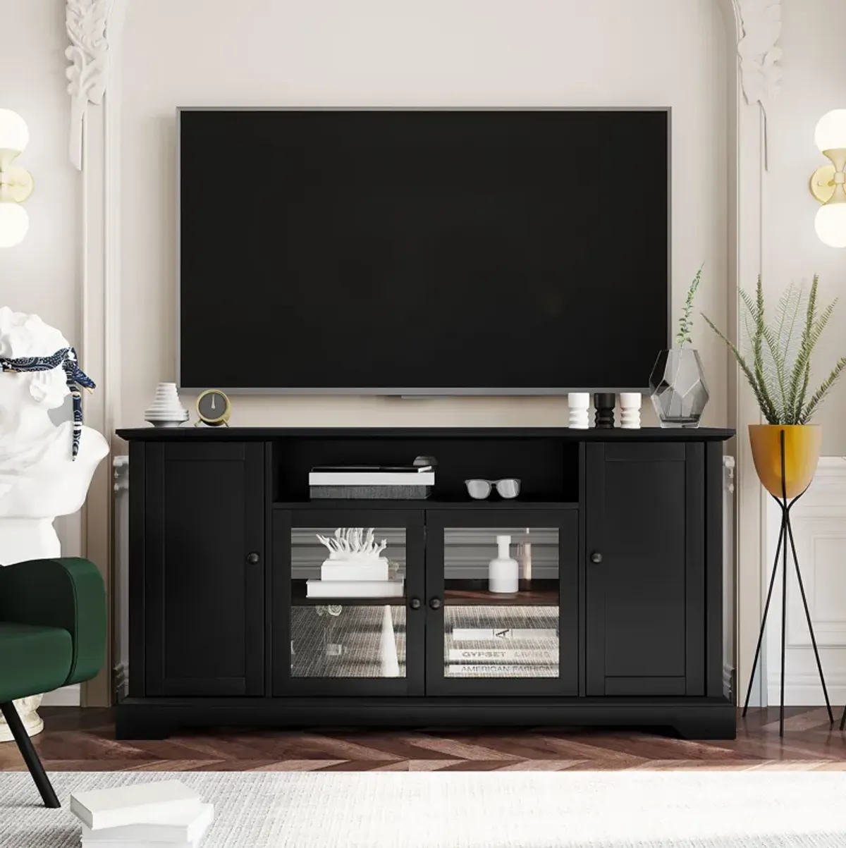 Merax  Classic Sideboard Serving Storage Cabinet TV Stand