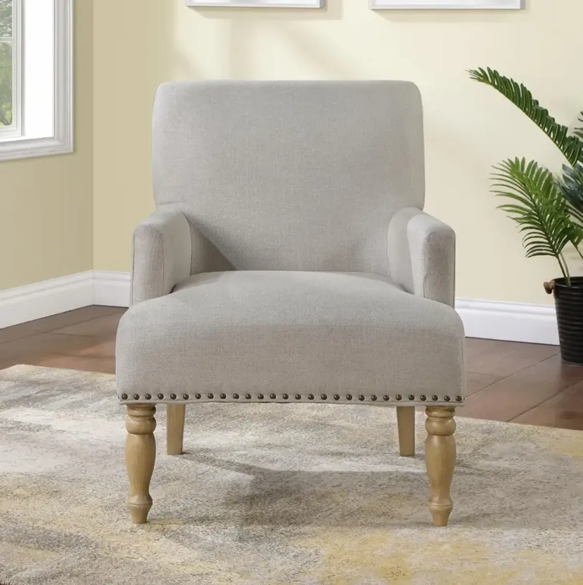 Comfort Pointe Anna Beige Arm Chair