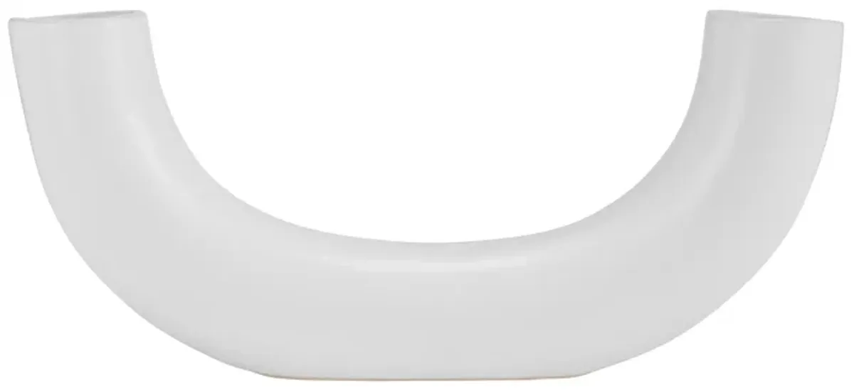 12" Half Circle Vase