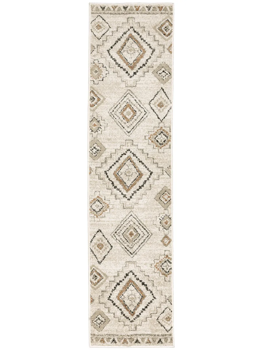 Georgia 1'10" x 7'6" Ivory Rug