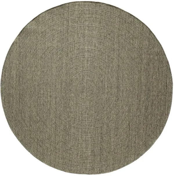 Tulum TLM04 Olive 8' x Round Rug