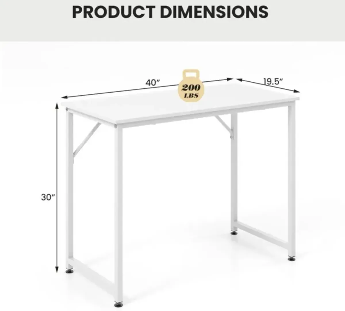 Hivvago L Shaped Computer Desk and Writing Workstation for Home and Office