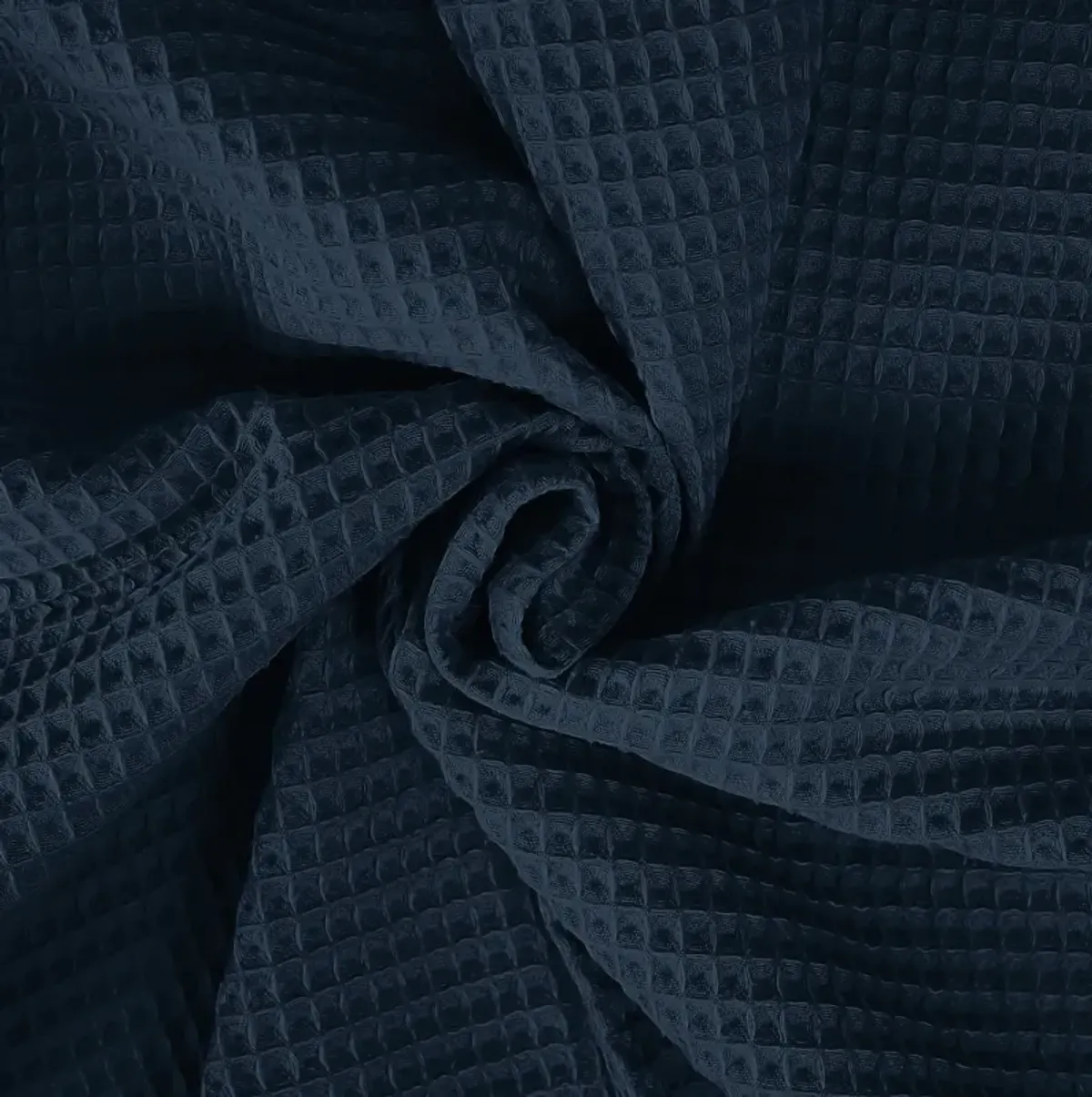 6ix Tailors Fine Linens Classic Waffle Navy Decorative Throw Pillows