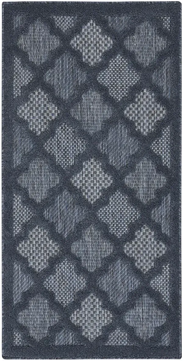 Easy Care NES01 Navy/Blue 2' x 4' Rug