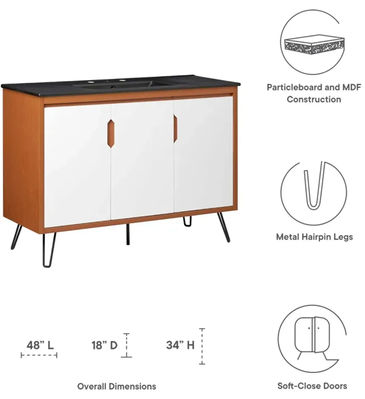 Energize 48" Bathroom Vanity