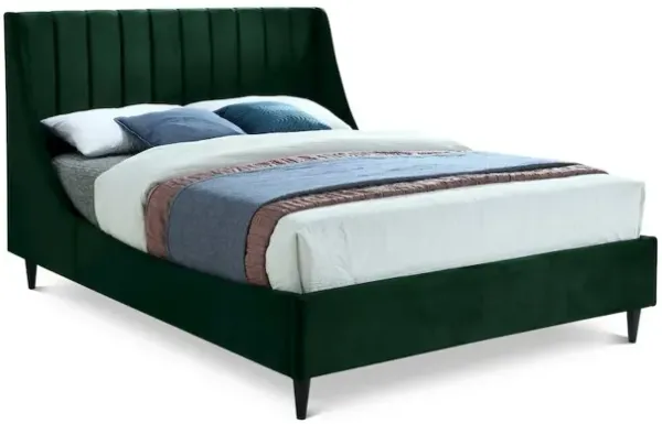 Meridian Furniture Eva Green Velvet Queen Bed