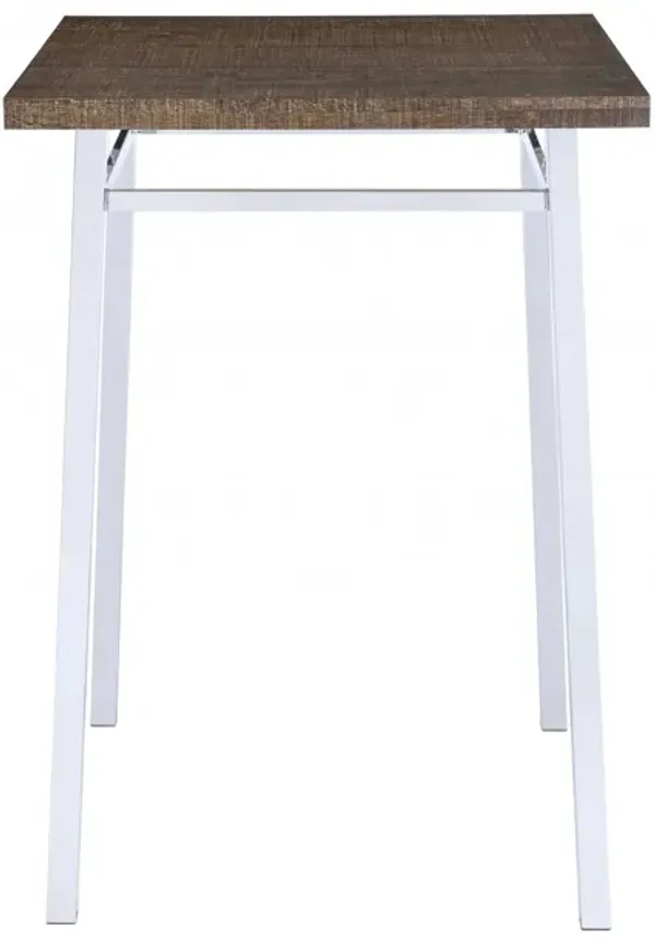 Square Counter Height Bar Table with Manufactured Wood Construction