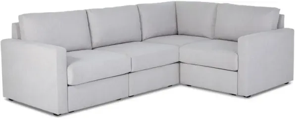 Flex 4-Seat Frost Sectional with Standard Arm