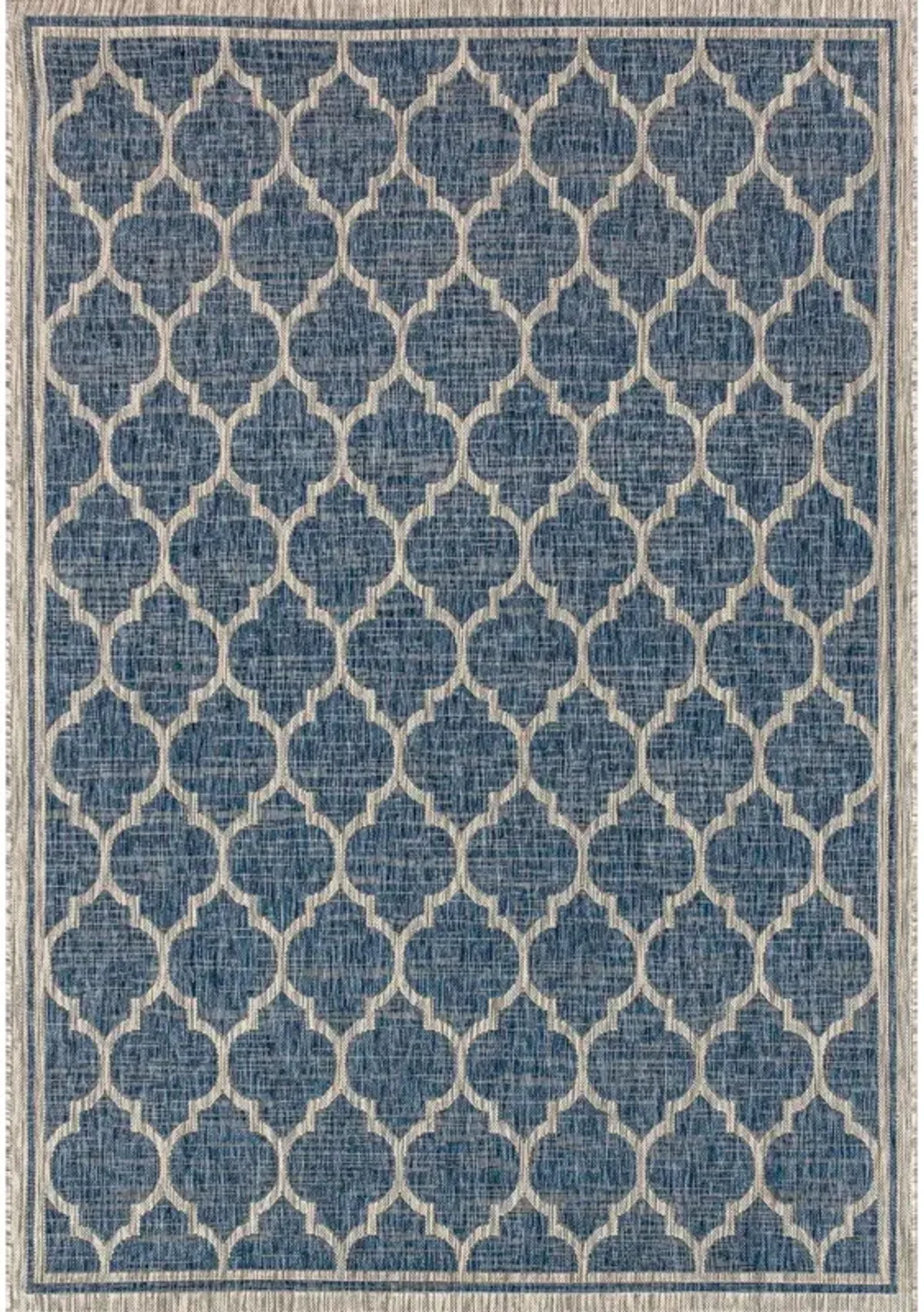 Trebol Moroccan Trellis Textured Weave Indoor/Outdoor Area Rug