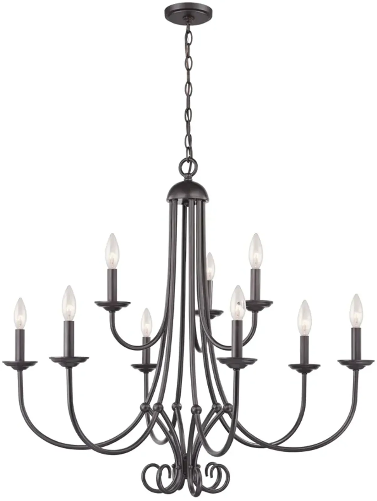 Williamsport 34'' Wide 9-Light Chandelier