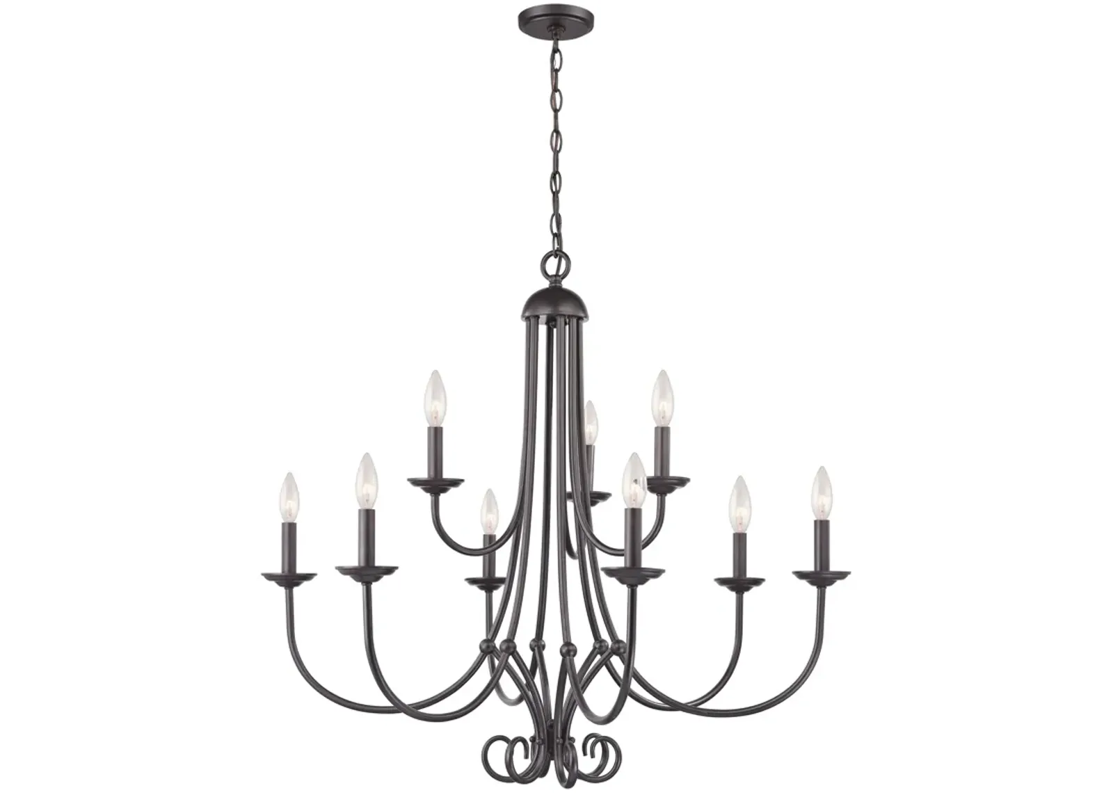 Williamsport 34'' Wide 9-Light Chandelier