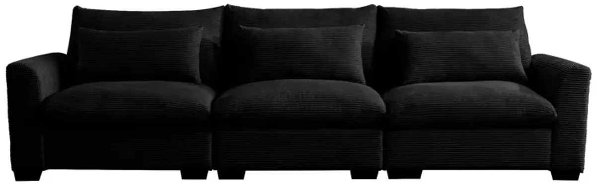 Merax 3 Seater Deep Seat Corduroy Sofa Couch