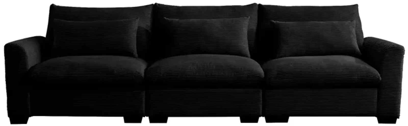 Merax 3 Seater Deep Seat Corduroy Sofa Couch