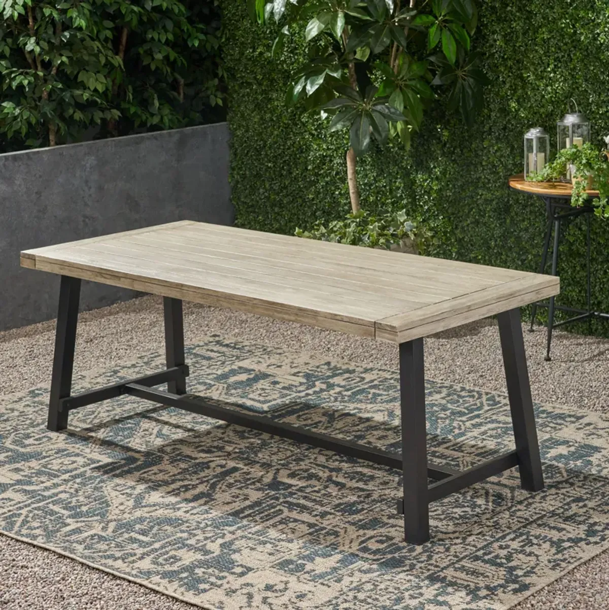 Christopher Knight Home® Outdoor Dining Table Farmhouse Bistro Table