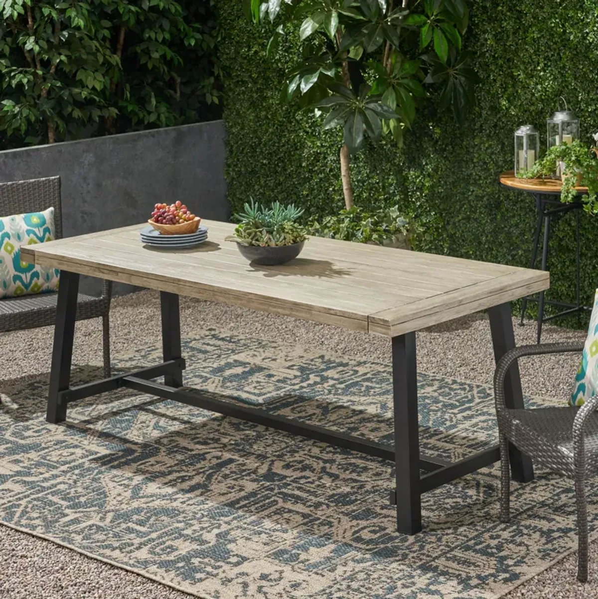 Christopher Knight Home® Outdoor Dining Table Farmhouse Bistro Table