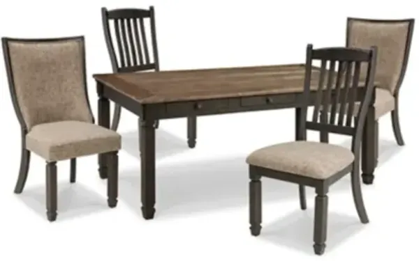 Tyler Creek Dining Table and 4 Chairs