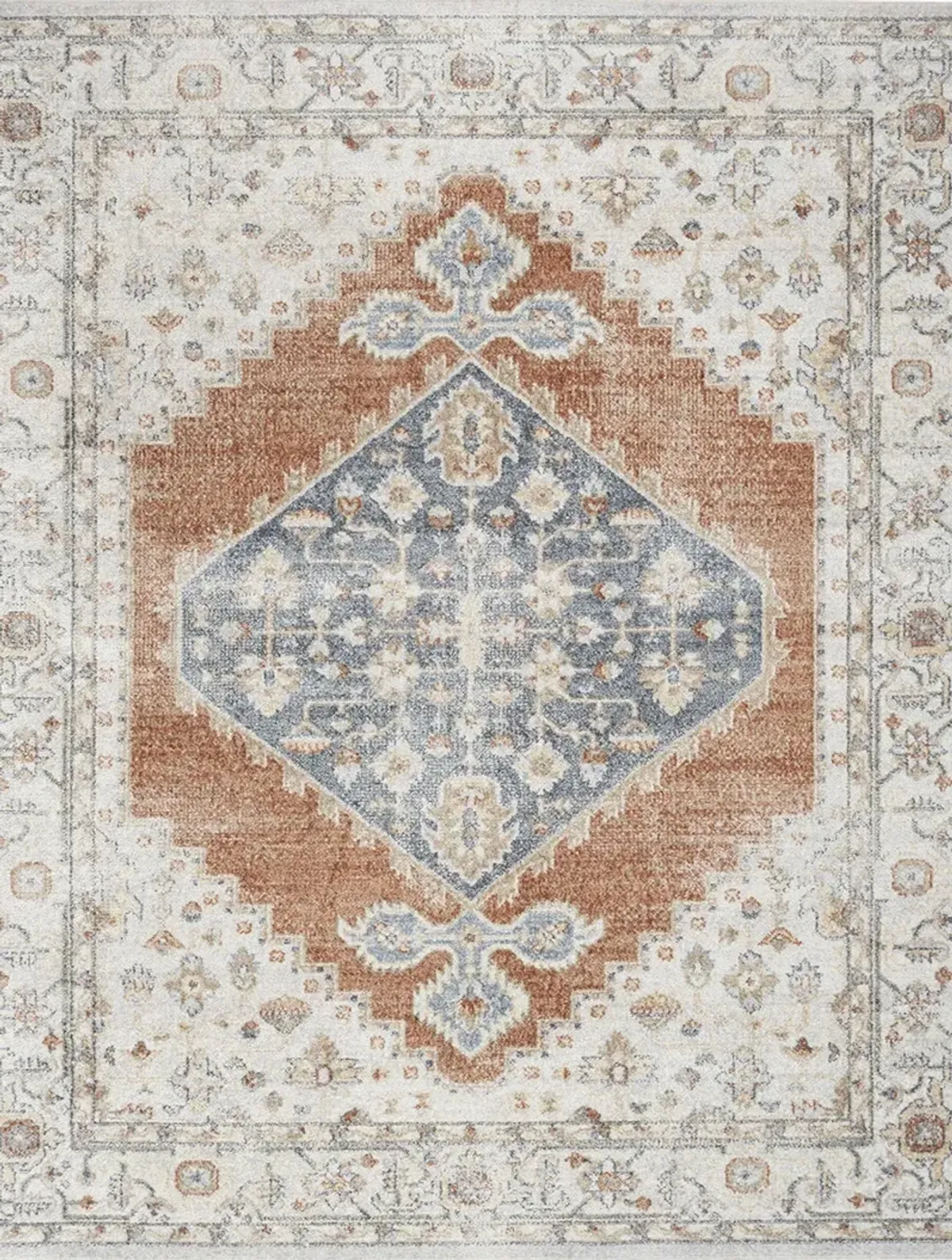 Astra Machine Washable ASW11 Gray/Multicolor 4' x 6' Rug