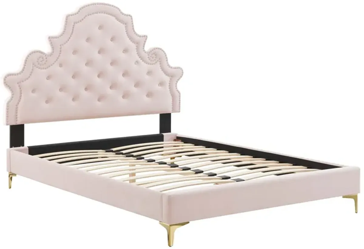 Modway - Gwyneth Tufted Performance Velvet Twin Platform Bed