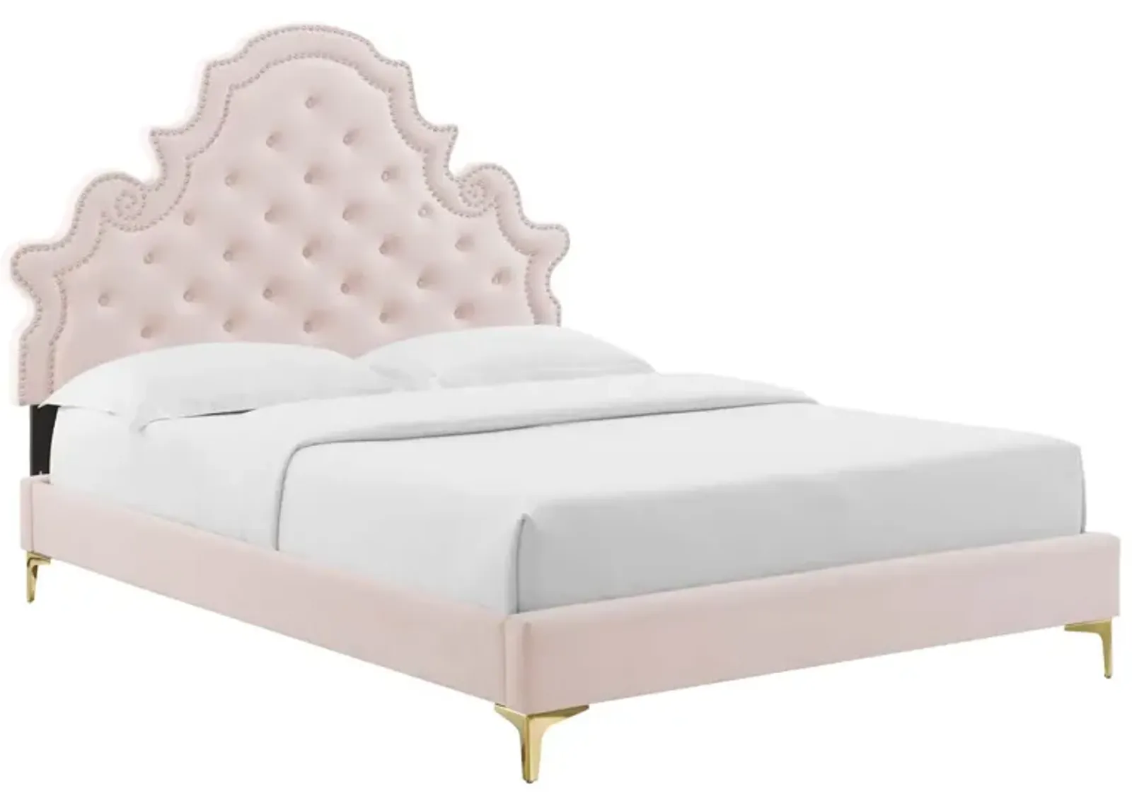 Modway - Gwyneth Tufted Performance Velvet Twin Platform Bed