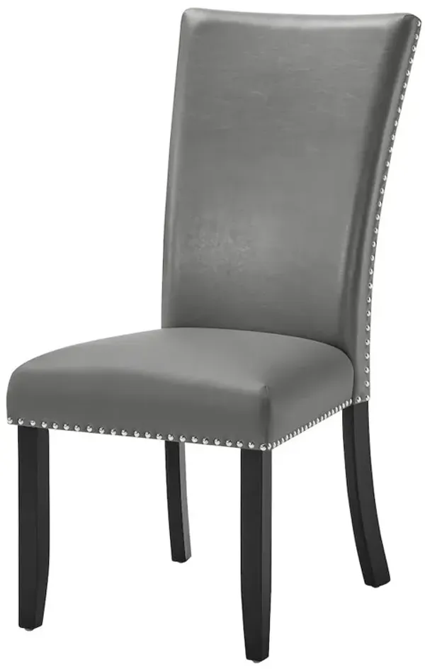 New Classic Furniture Lyra Wood Dining Chair (Set of 2), Gray