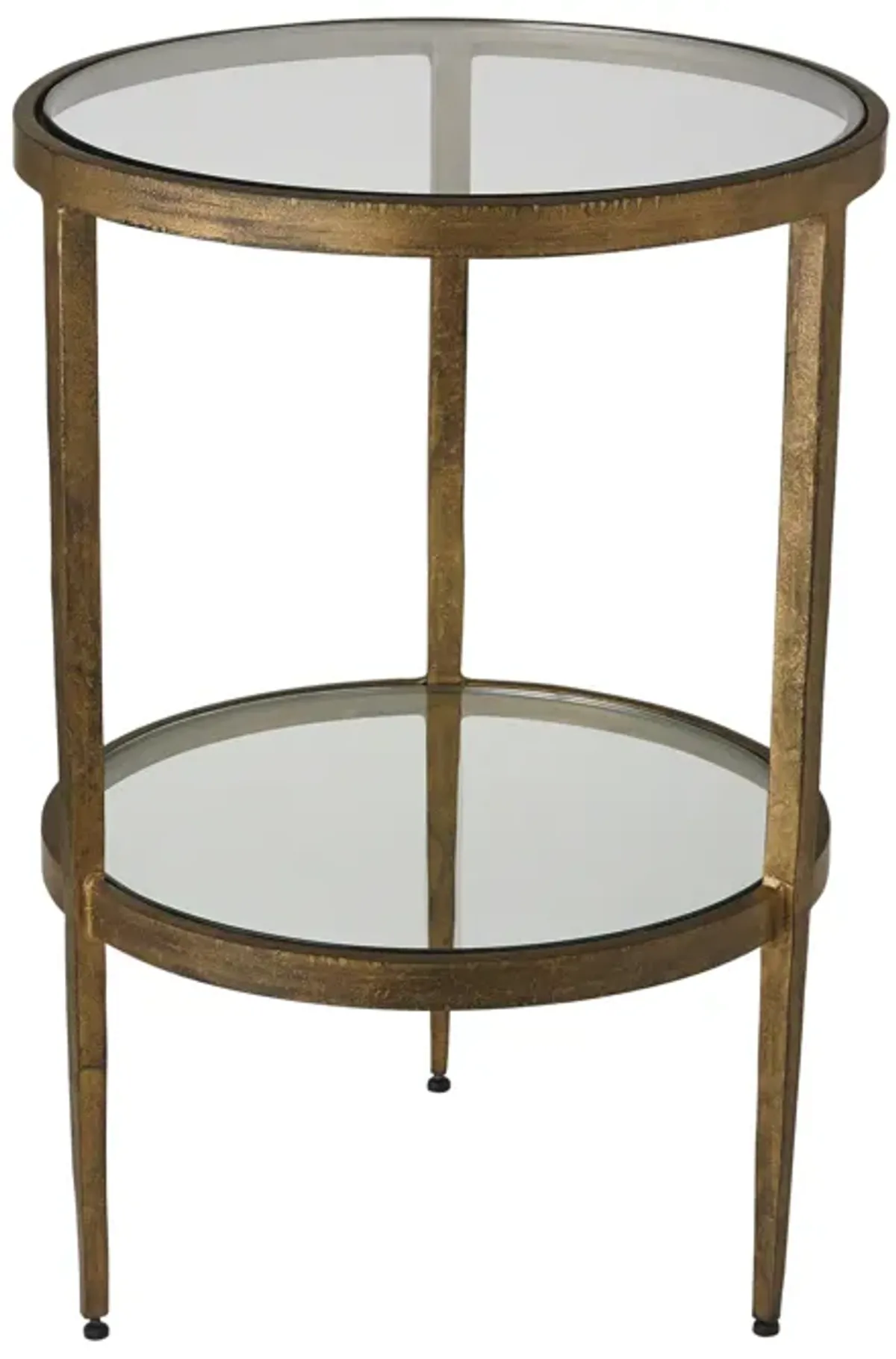 Laforge Two-Tier Side Table- Gold