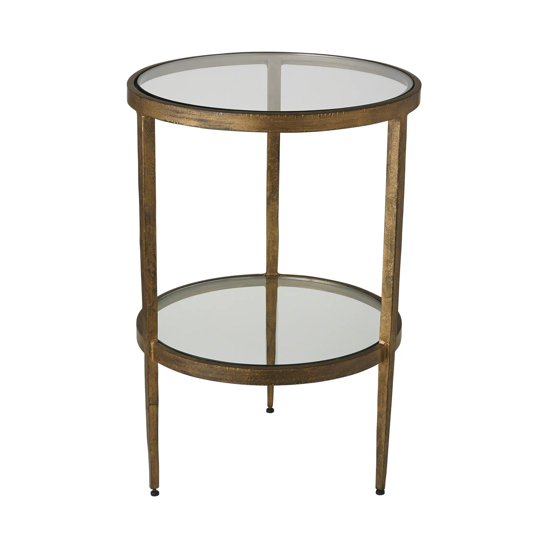 Laforge Two-Tier Side Table- Gold