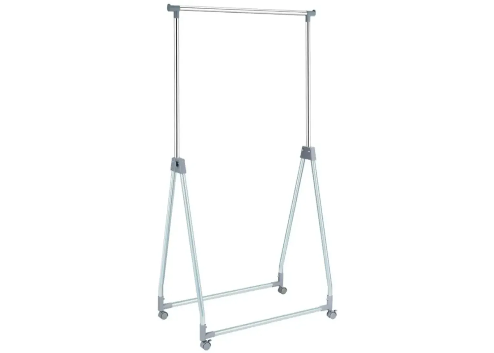 Hivvago Extendable Foldable Heavy Duty Clothing Rack with Hanging Rod