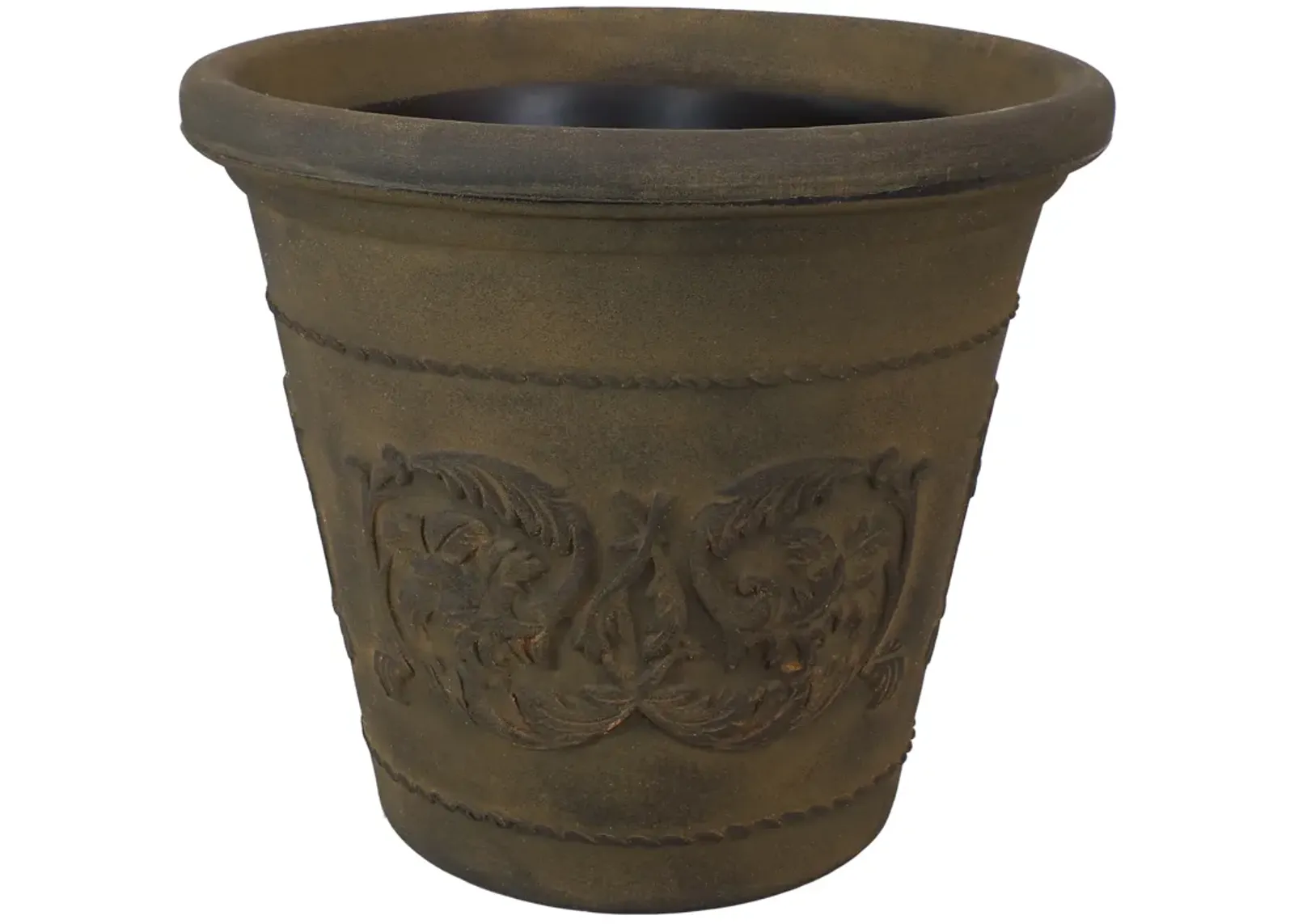 Sunnydaze Arabella Polyresin Planter with UV-Resistant Finish