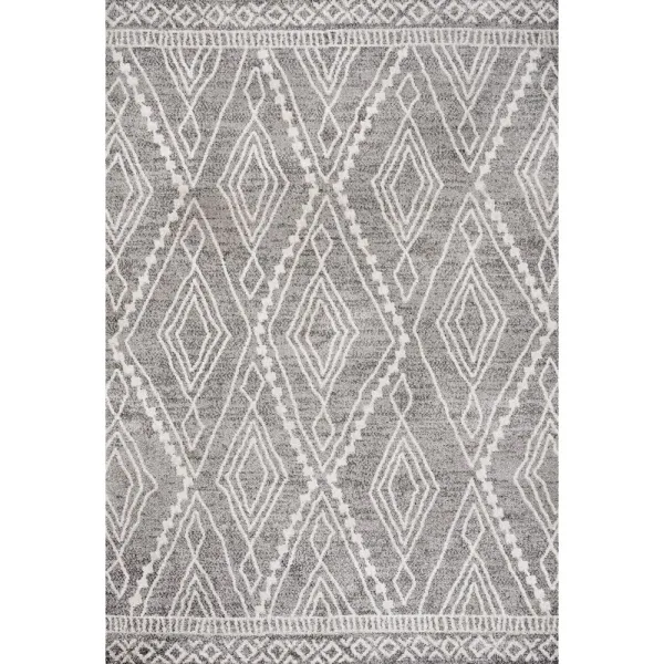 Rih Moroccan Style Diamond Area Rug