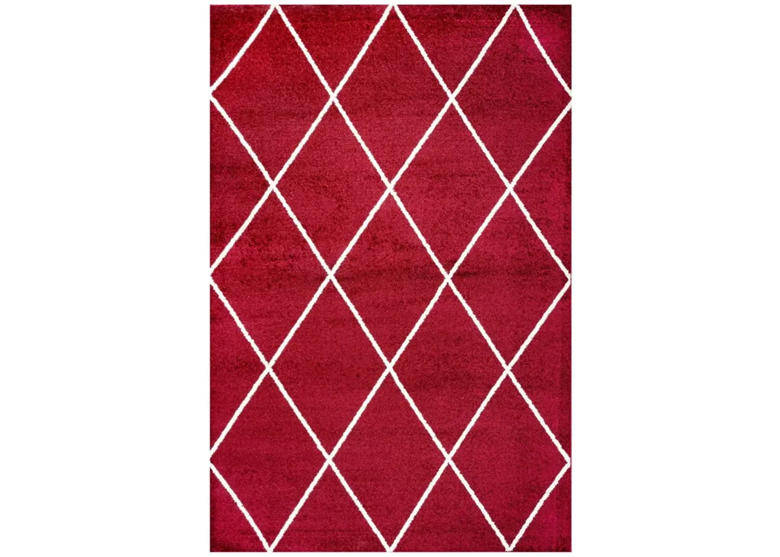 Cole Minimalist Diamond Trellis Area Rug