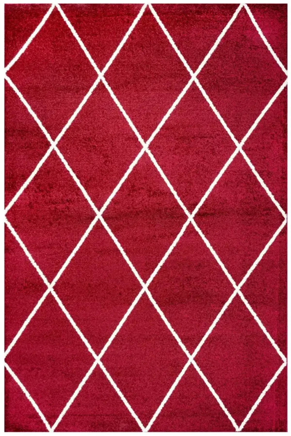 Cole Minimalist Diamond Trellis Area Rug