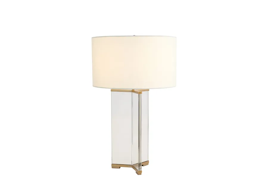 Y Brass Table Lamp