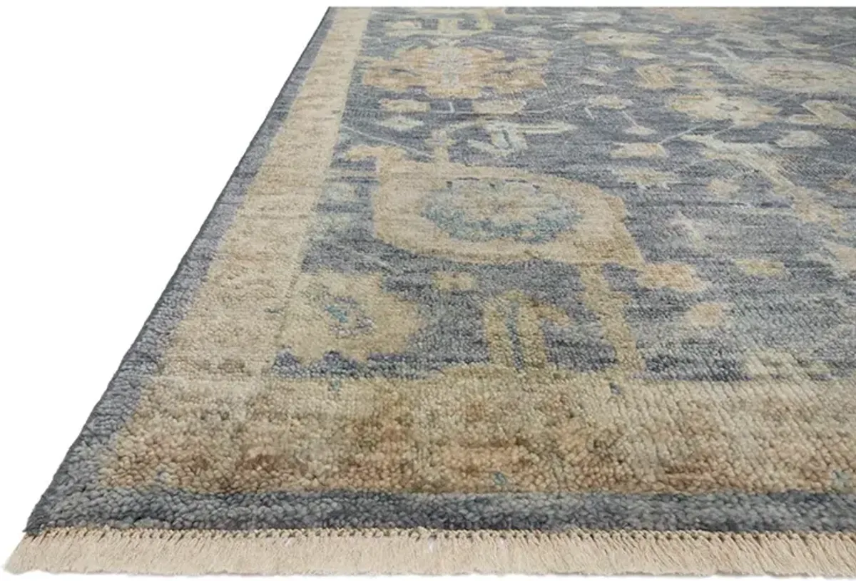 Helena HEL06 Indigo/Taupe 7'9" x 9'9" Rug