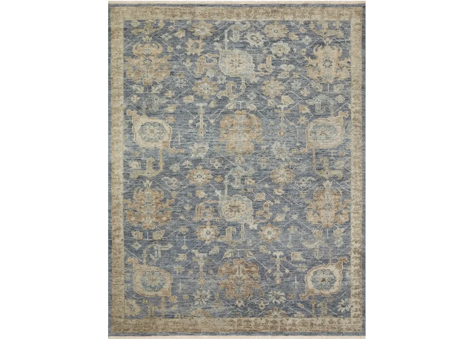 Helena HEL06 Indigo/Taupe 7'9" x 9'9" Rug