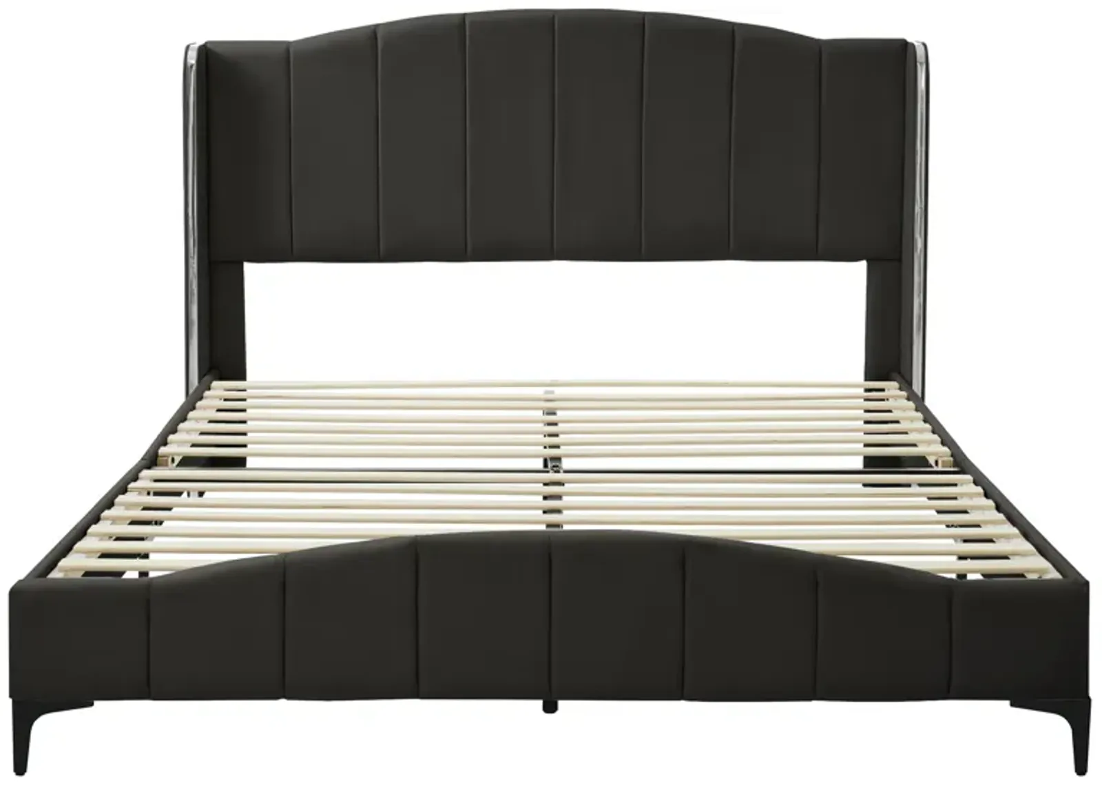 Merax PU Leather Upholstered Platform Bed