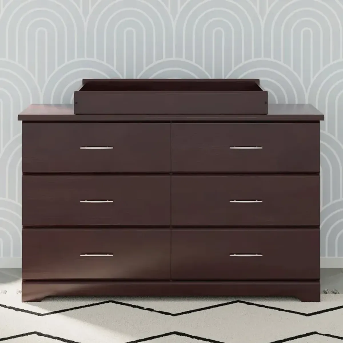 Storkcraft Brookside 6 Drawer Double Dresser (Espresso)