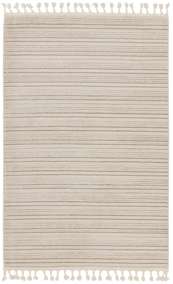Jaida Khoda White 5' x 7' Rug
