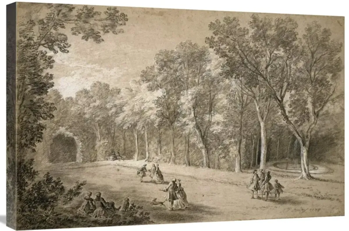 Park Scene-Canvas Art-30x20
