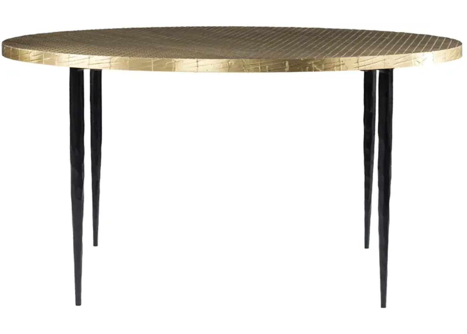 Judmont Round Cocktail Table w/Embossed Top