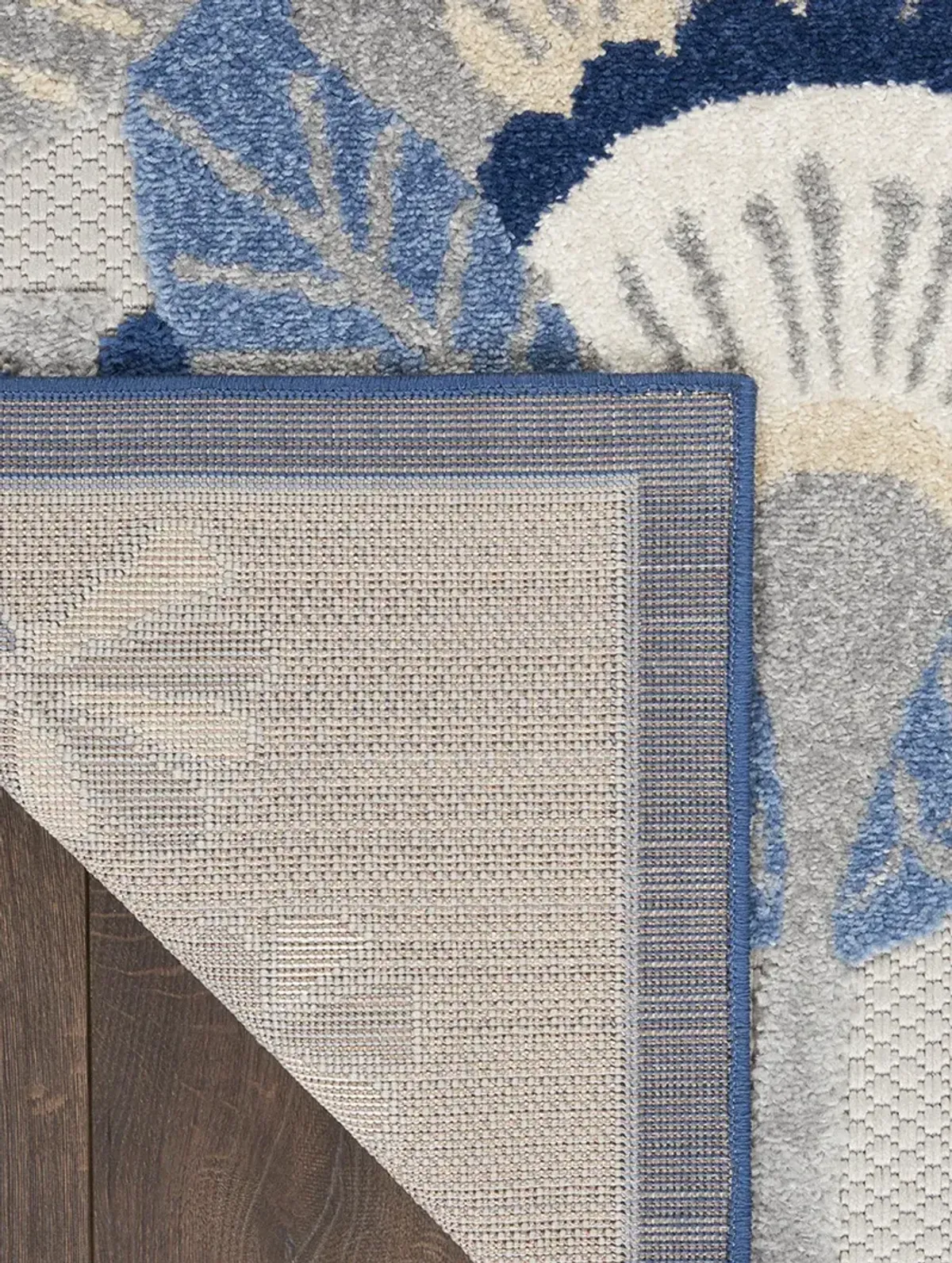 Aloha ALH25 Blue/Gray 6' x 9' Rug