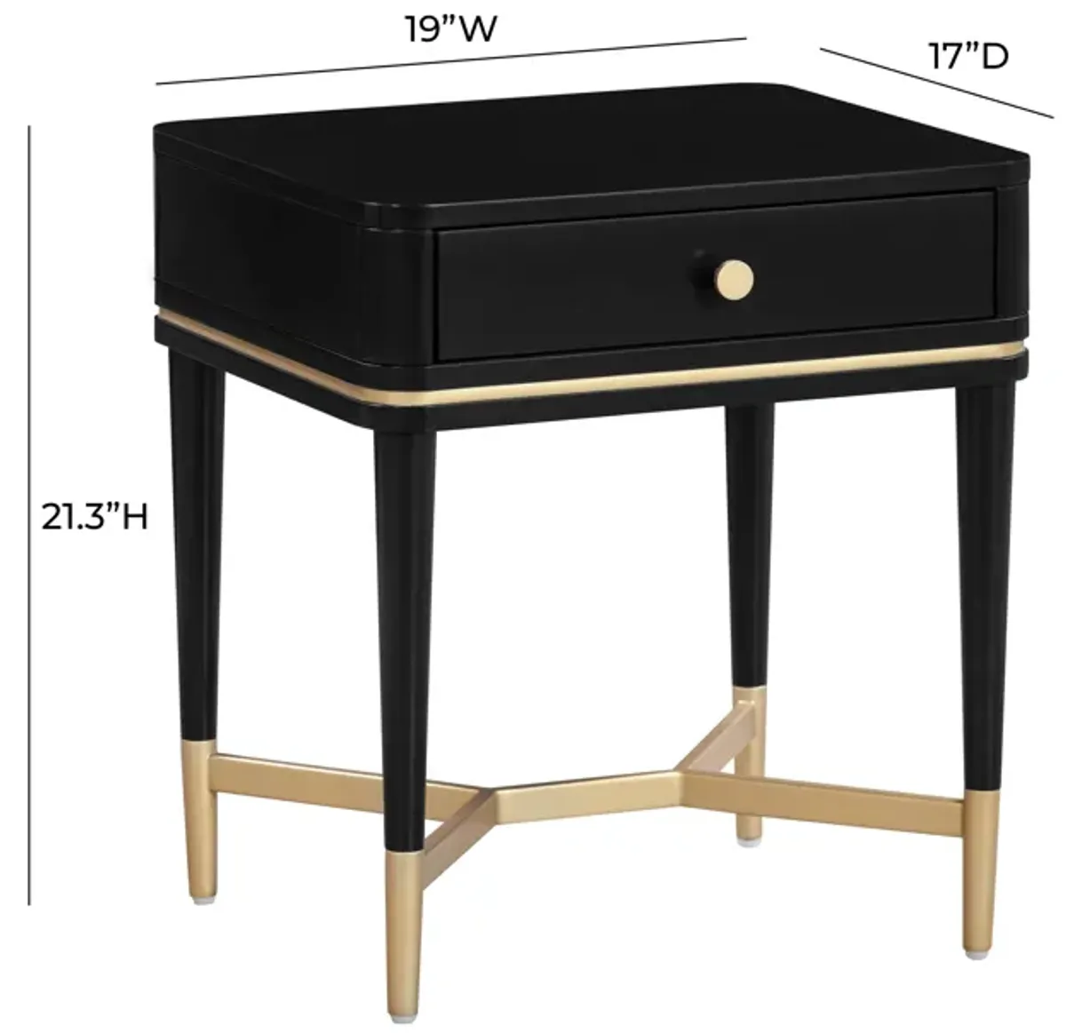 Julieta Cream Nightstand