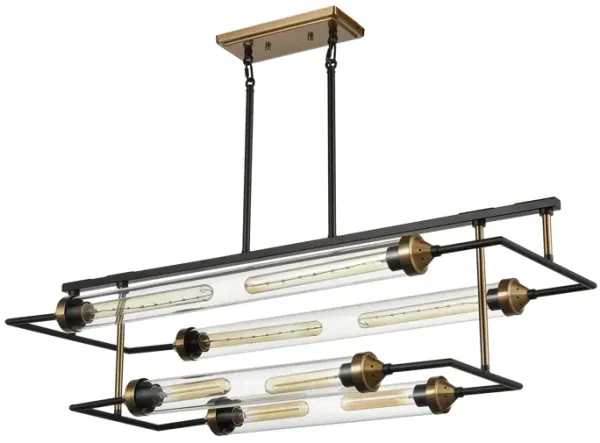 North By North East 40'' Wide 8-Light Linear Chandelier