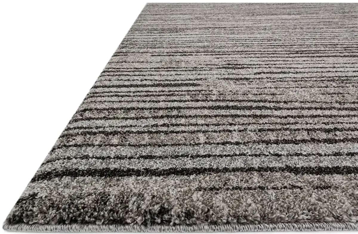 Emory EB02 Grey/Black 2'5" x 7'7" Rug