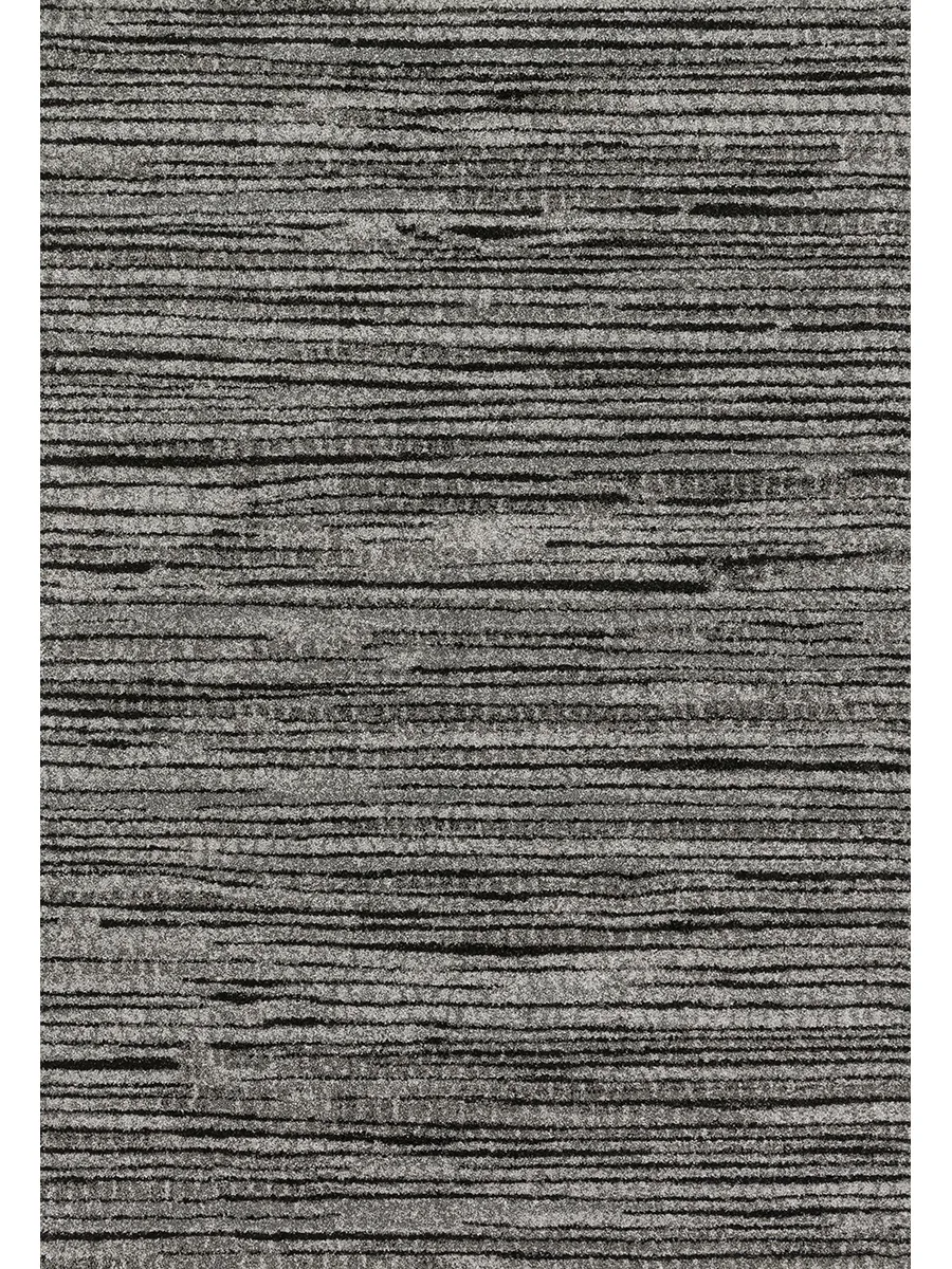 Emory EB02 Grey/Black 2'5" x 7'7" Rug