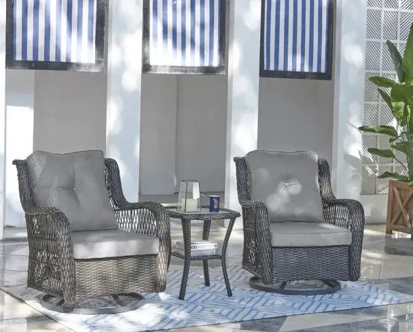 Fruttuo Gray Patio Set
