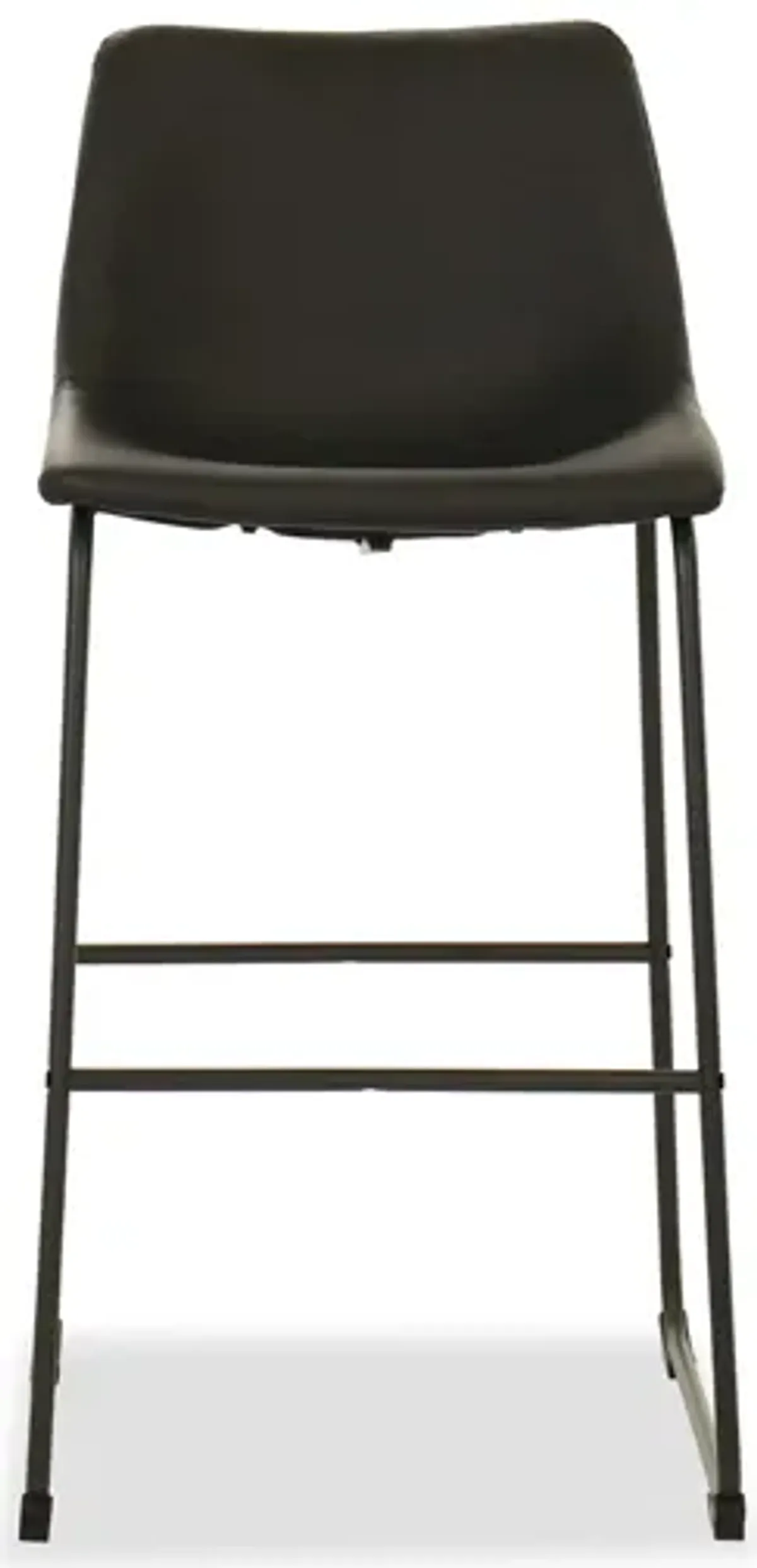 Centiar Tall Upholstered Bar Stool, Black