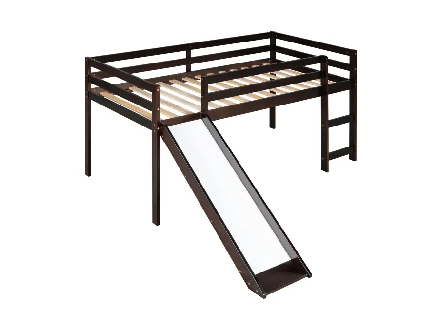 Merax Loft Bed with Slide